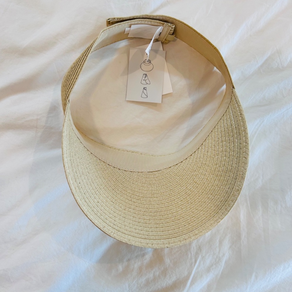 J.Crew Packable Straw Visor - Picture 3 of 3